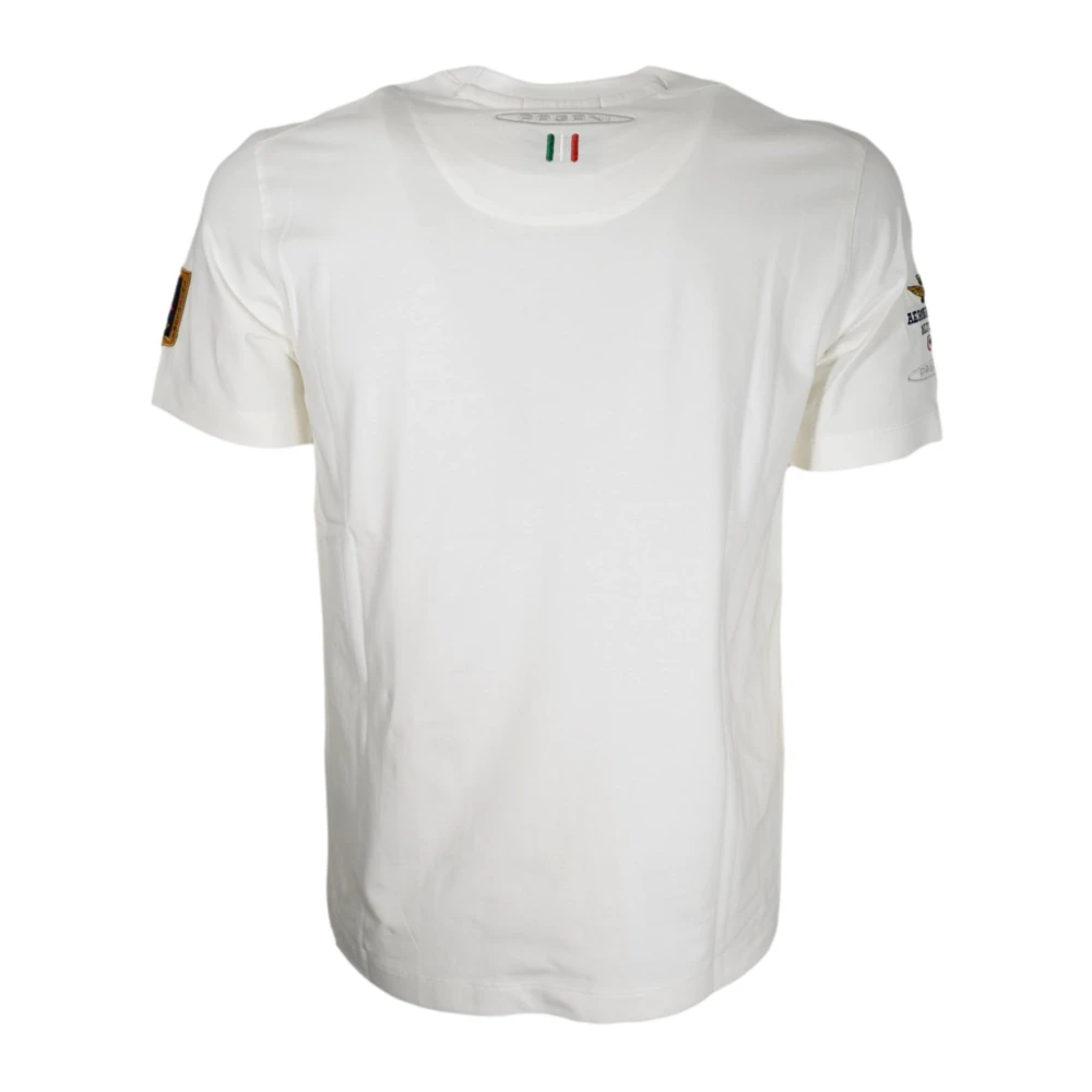 aeronautica militare Wit T-shirt van Katoen White Heren