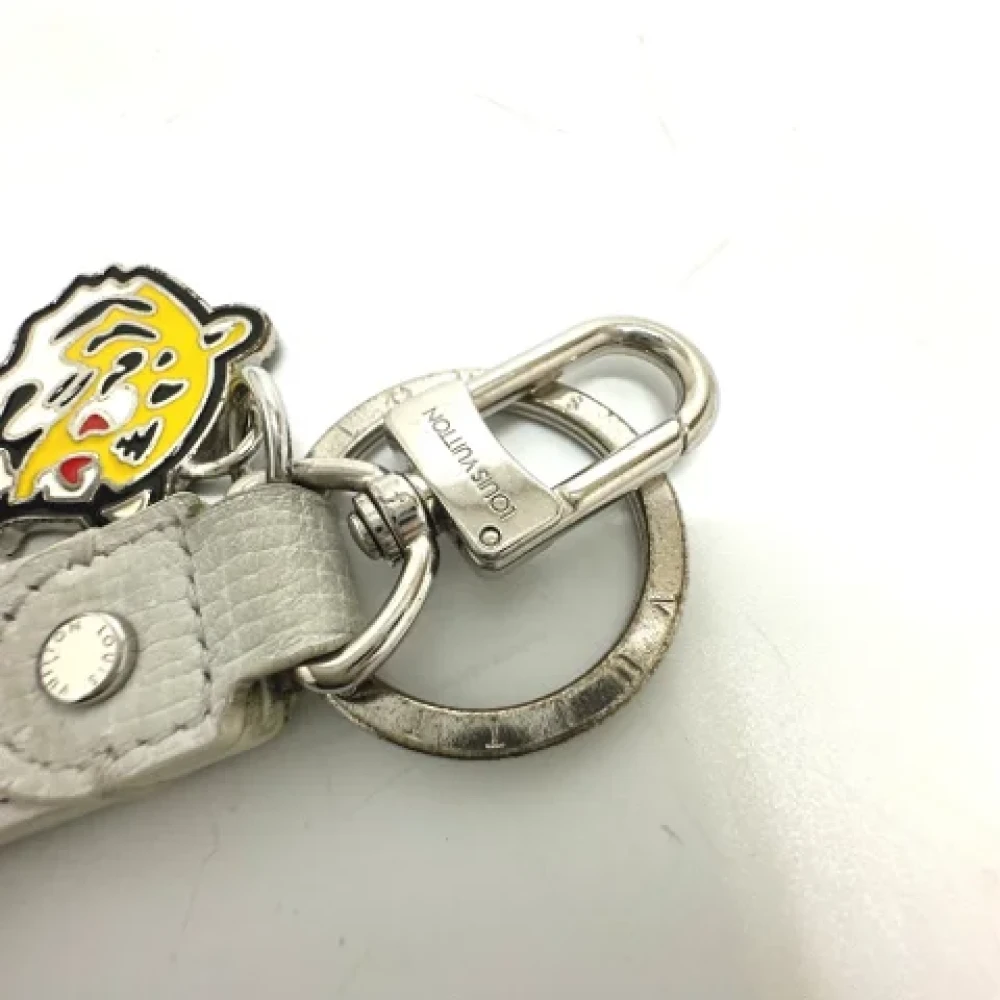 Louis Vuitton Vintage Pre-owned Leather key-holders White Dames