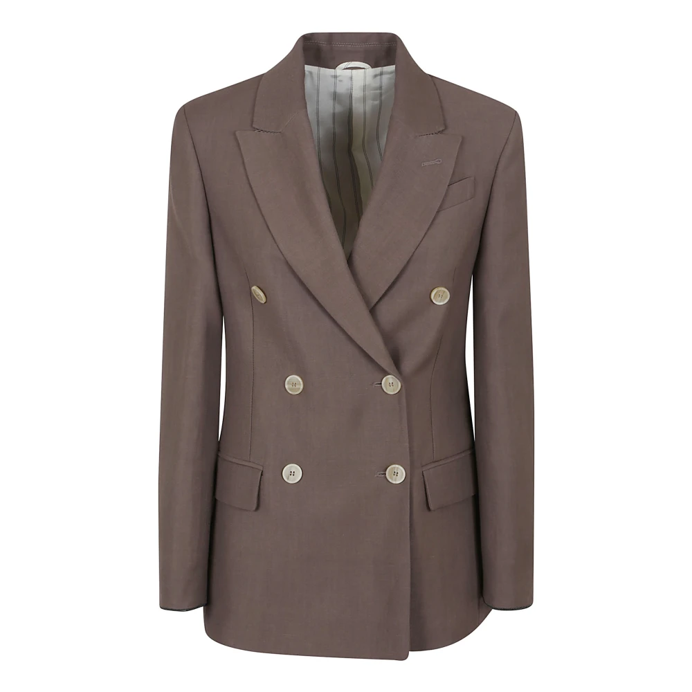 Jackets > Blazers - - Brunello Cucinelli - Modalova