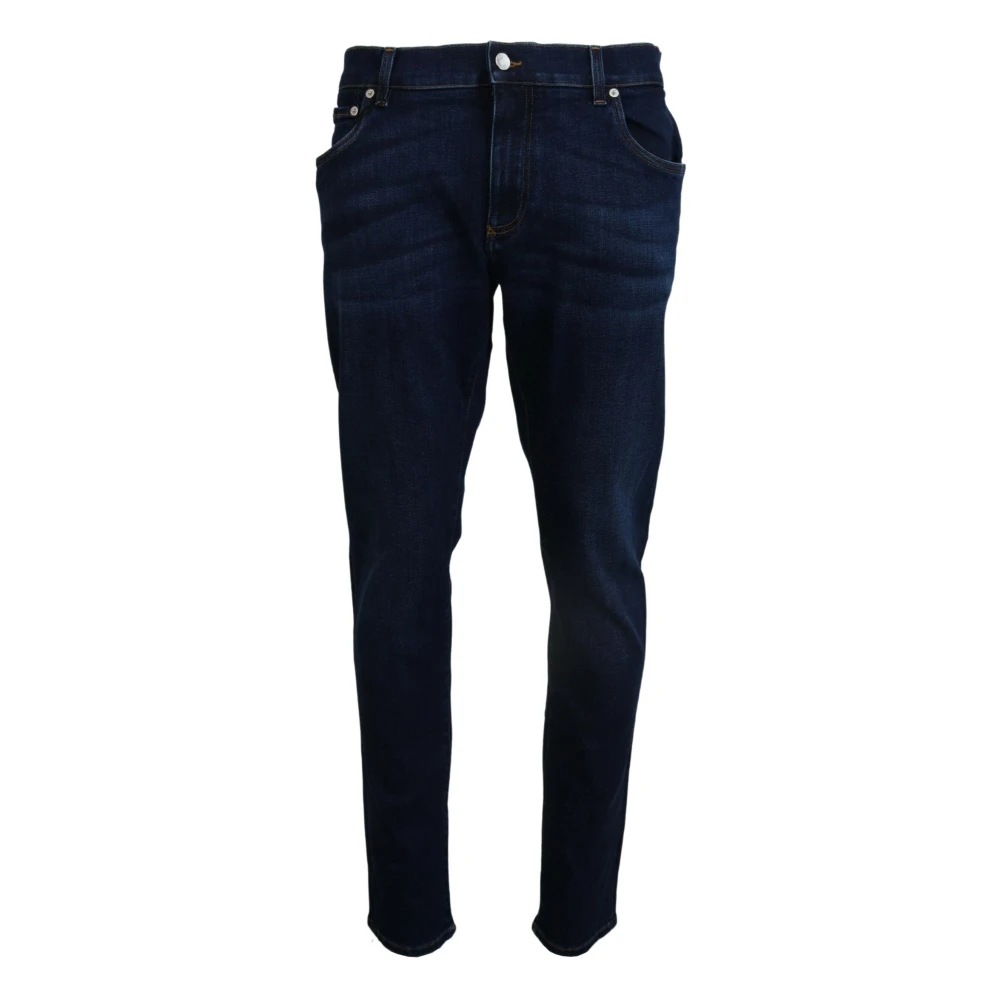 Dolce & Gabbana Men's Dark/Blue Elegant Slim Denim Jeans