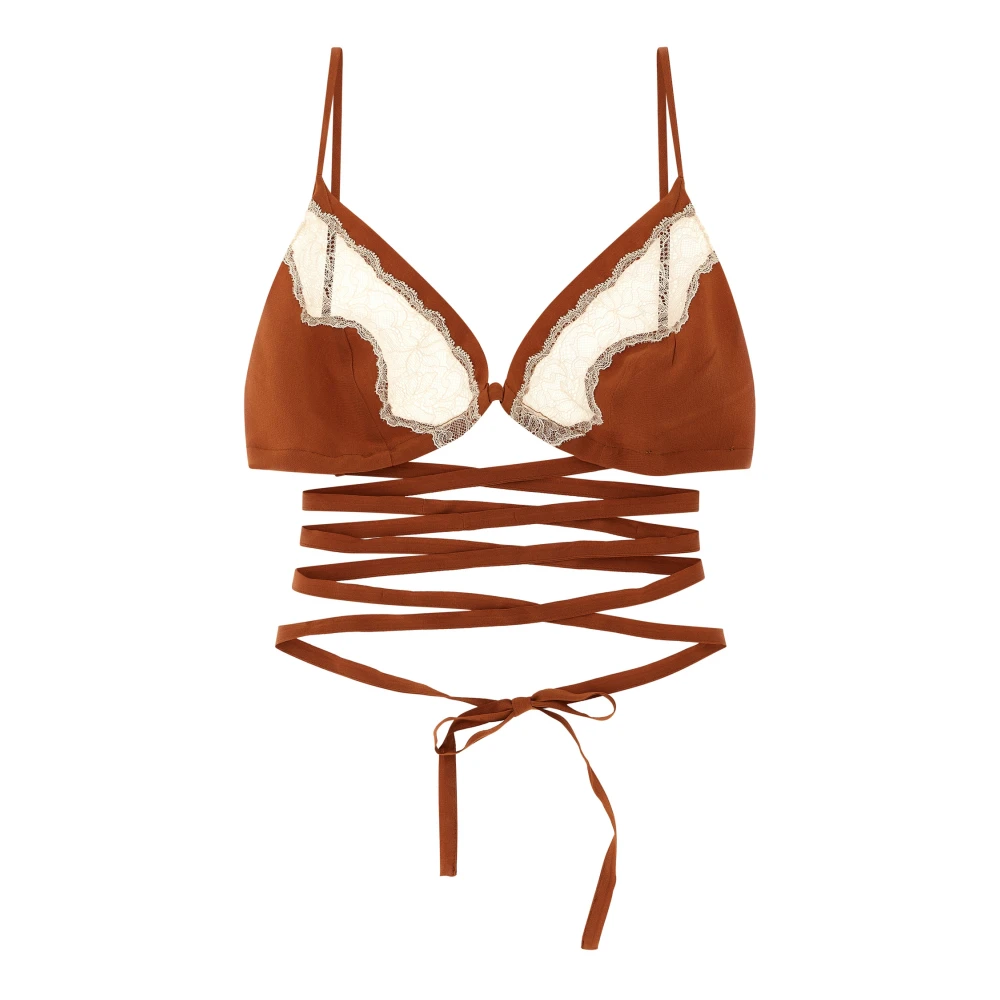 Jejia Brown Bras, Female, M, Anna Triangle Bra