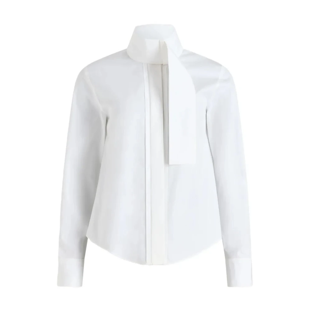 Patou Women's White Shirts, S, Elegant Collar Blouse