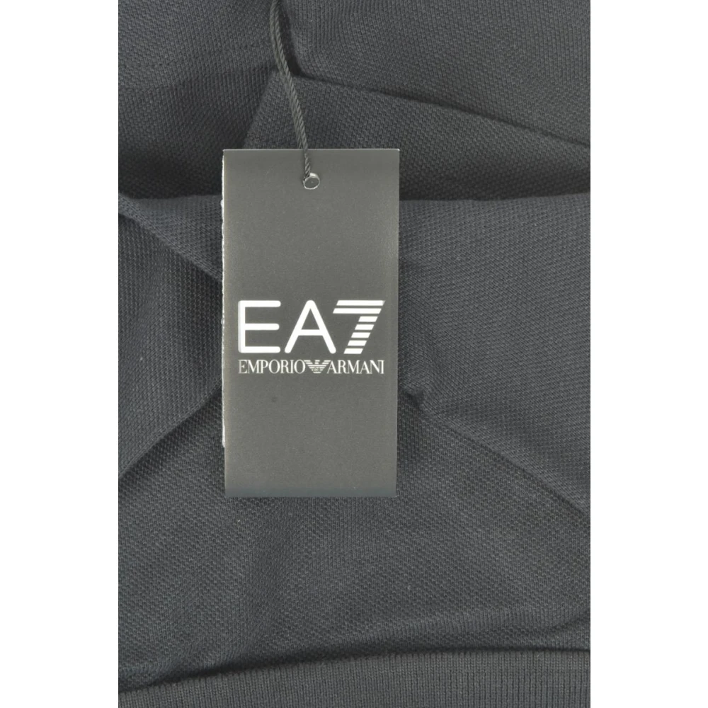 Emporio Armani EA7 Klassieke Polo Shirt voor Mannen Black Heren