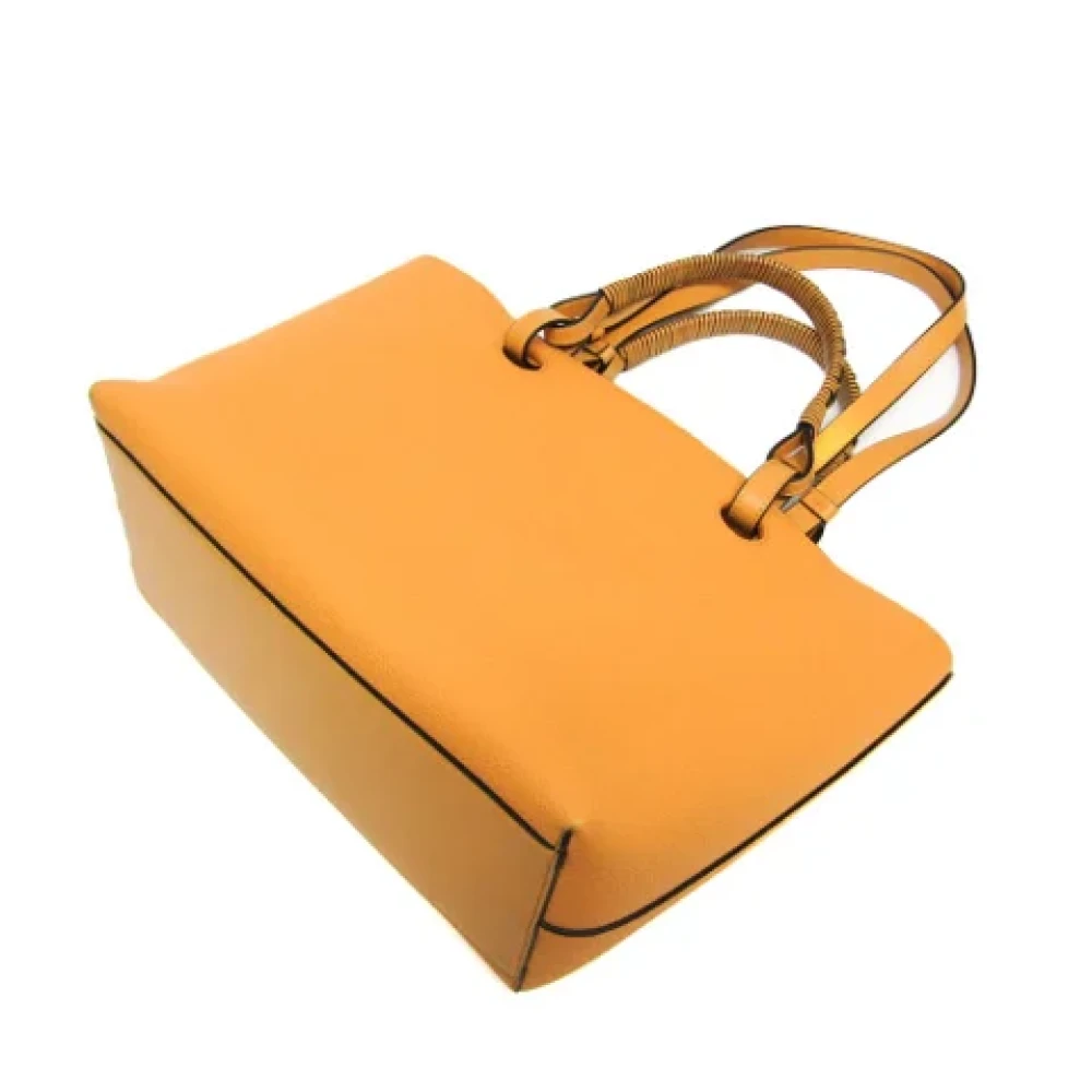 Loewe Pre-owned Leather totes Yellow Dames