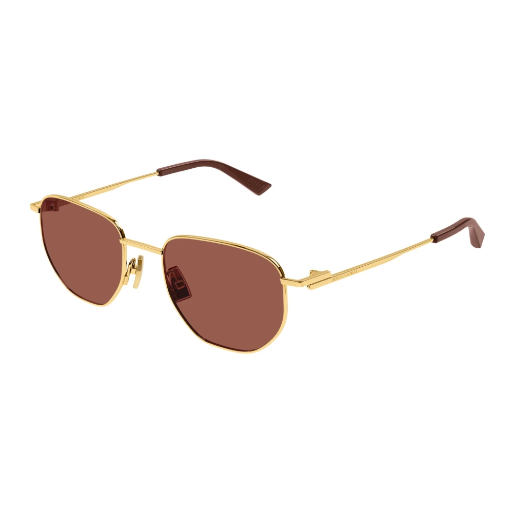 Bottega Veneta Unisex Yellow Sunglasses, 52 Mm, Bv1301s 003 Sunglasses