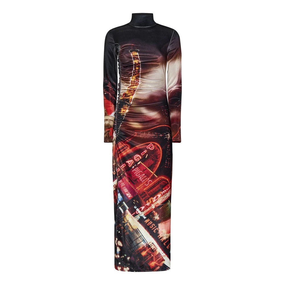 Jean Paul Gaultier Rode Pigalle Turtleneck Top Multicolor Dames