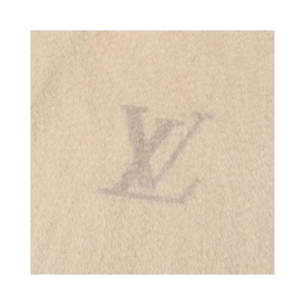 Louis Vuitton Vintage Pre-owned Cashmere scarves Beige Dames