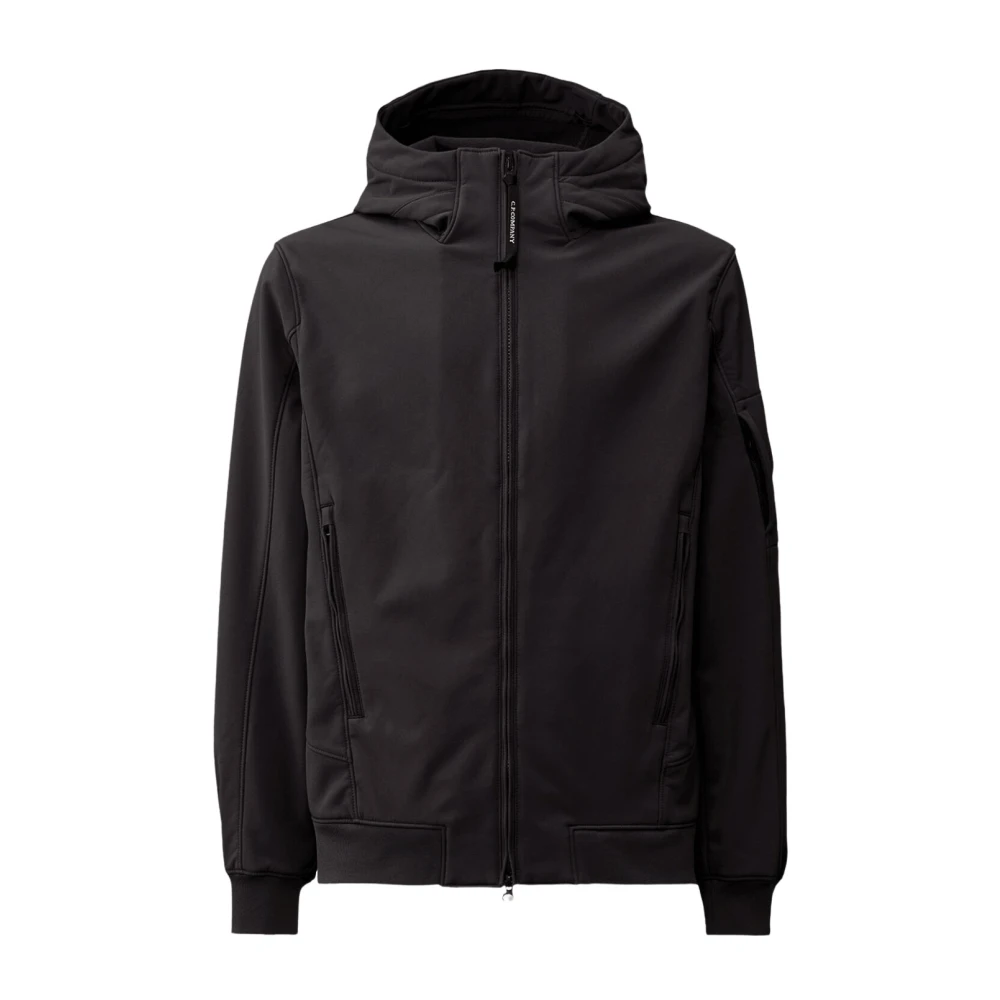 C.p. Company Men's Blue Shell-R Hooded Lens Jacket - Light Jackets - M - Jackets