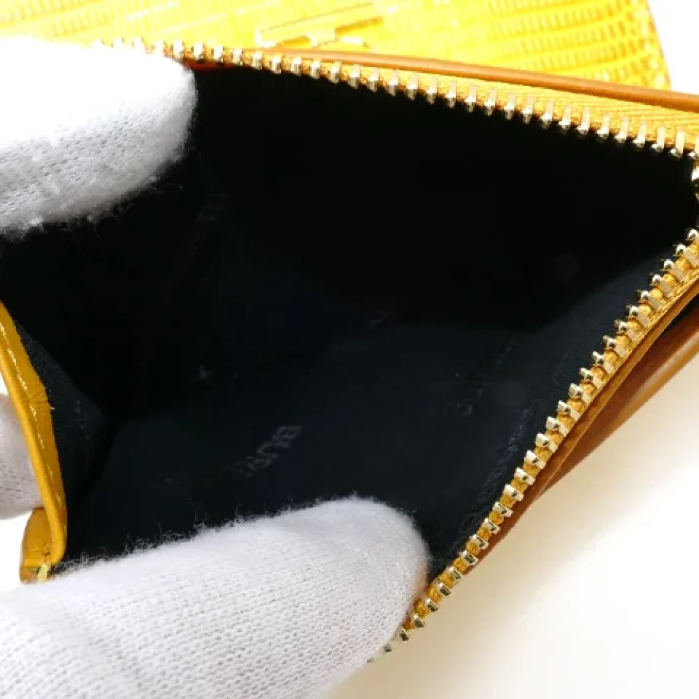 Burberry Vintage Pre-owned Canvas wallets Yellow Dames