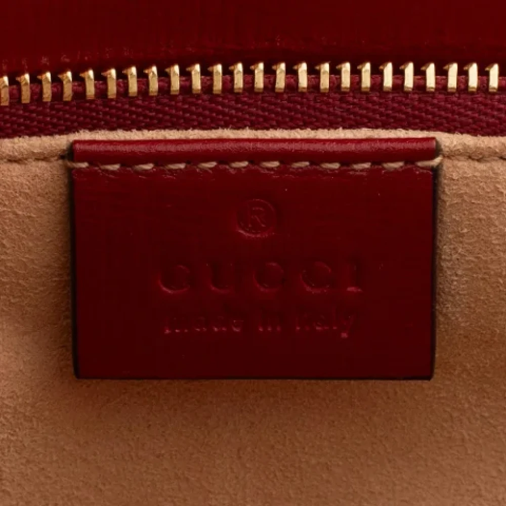 Gucci Vintage Pre-owned Canvas gucci-bags Beige Dames