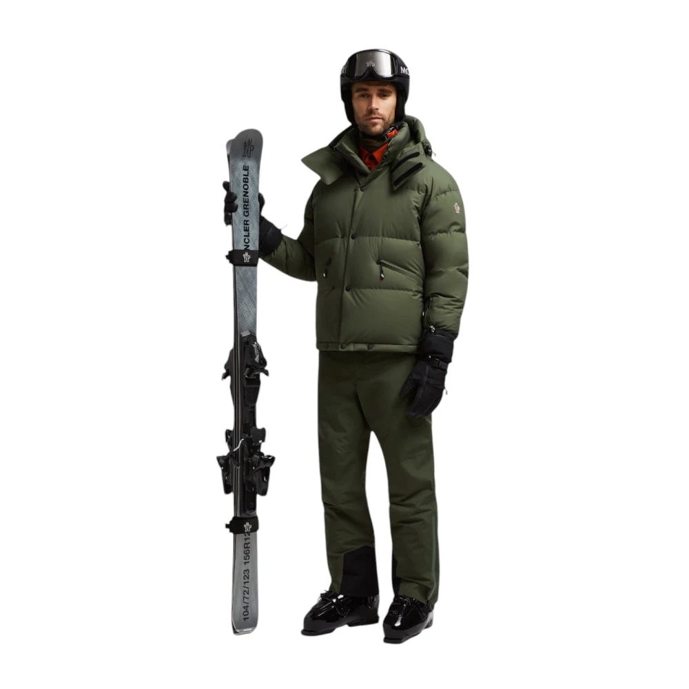 Moncler Gore-Tex Hooded Ski Donsjas Green Heren
