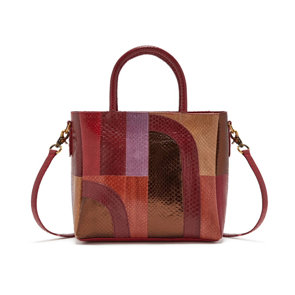 Maliparmi Exotische Inleg Winkeltas Multicolor Dames