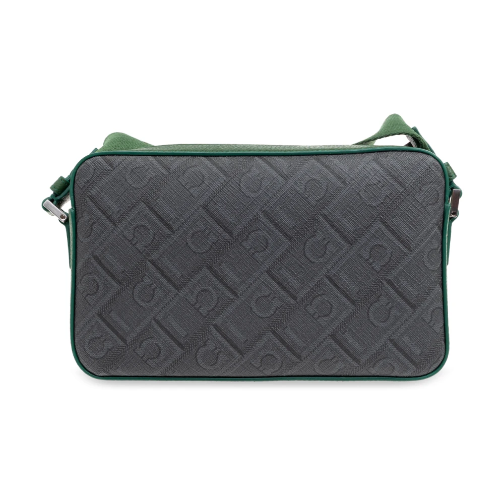 Salvatore Ferragamo Schoudertas Green Heren