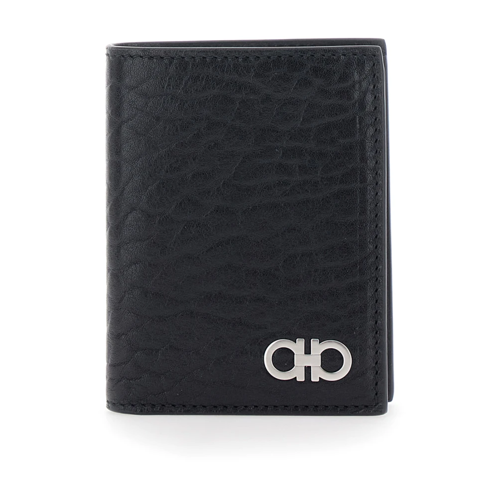 Ferragamo Men's Black Wallets & Cardholders, One Size, Bi-Fold Wallet