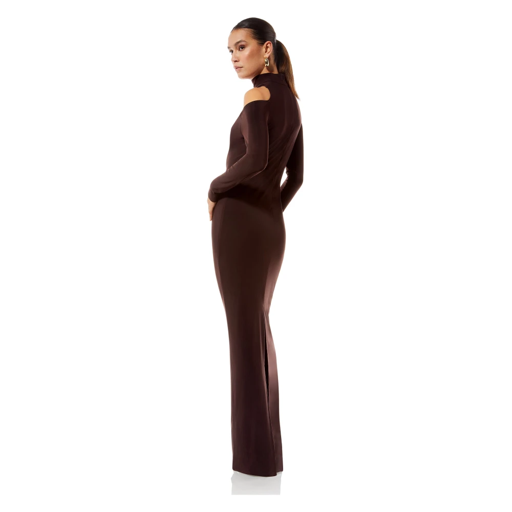 MVP wardrobe Prometea Lange Jurk Brown Dames