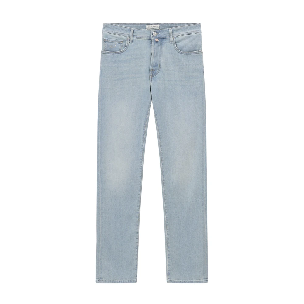 Jacob Cohën Mannelijk Blauw Slim-Fit Jeans