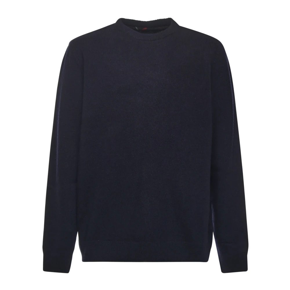 Barbour Men's Blue Holden Crew Neck Jumper - Round-Neck Knitwear - Xl - Knitwear