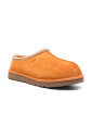 orange-faux-fur-slip-on-shoes