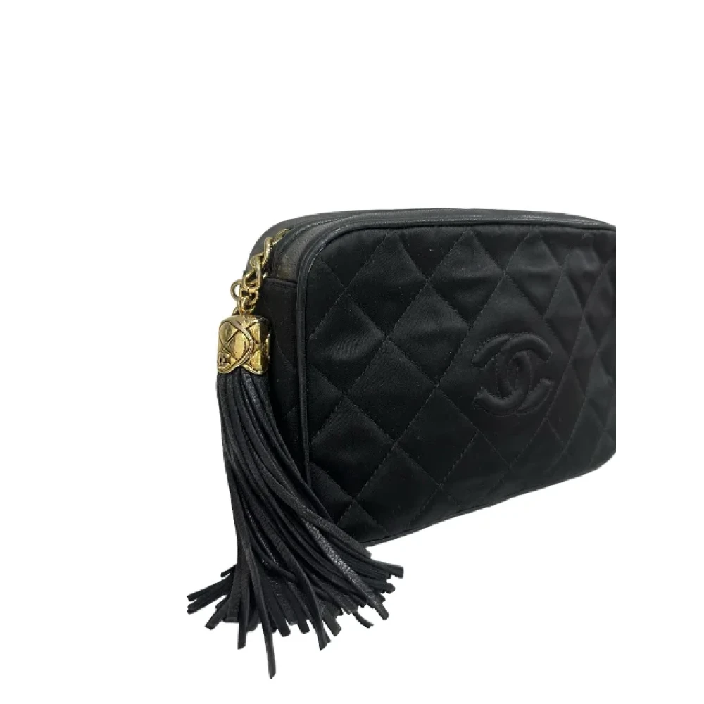 Chanel Vintage Pre-owned Leather chanel-bags Black Dames