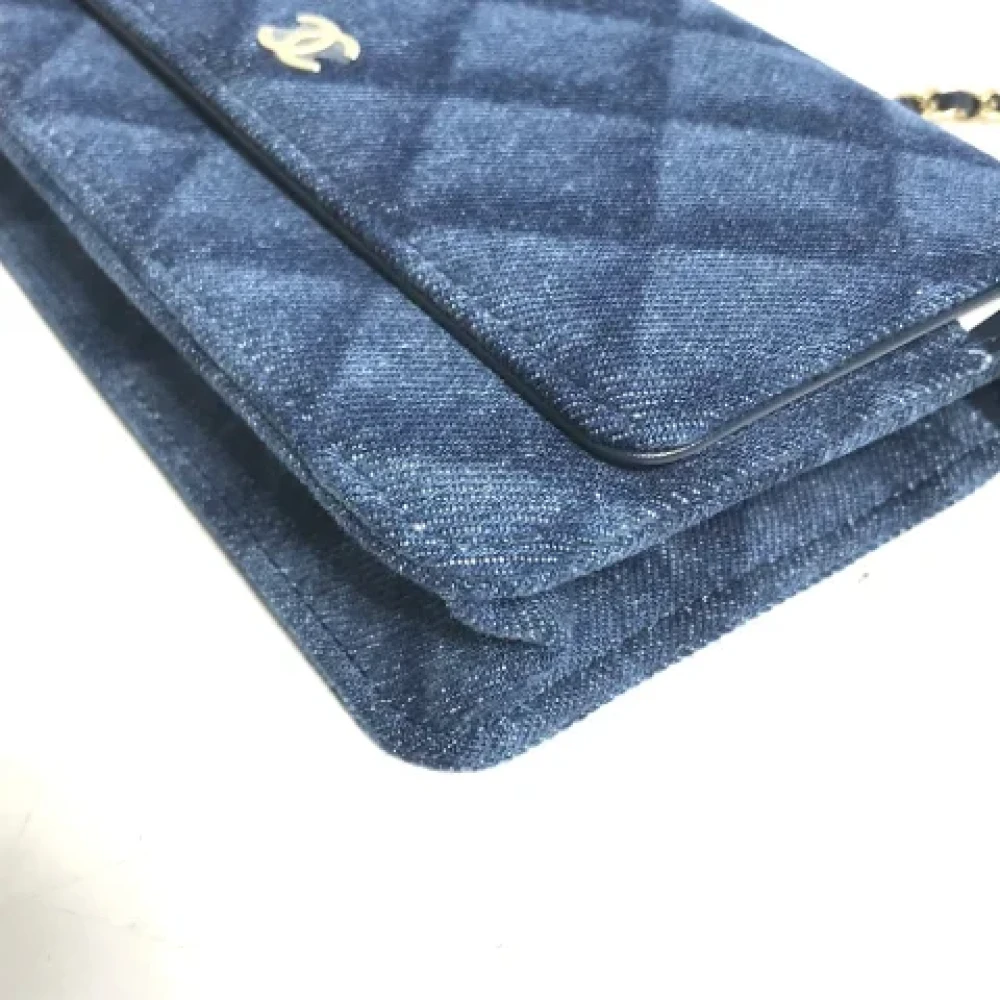 Chanel Vintage Pre-owned Denim chanel-bags Blue Dames