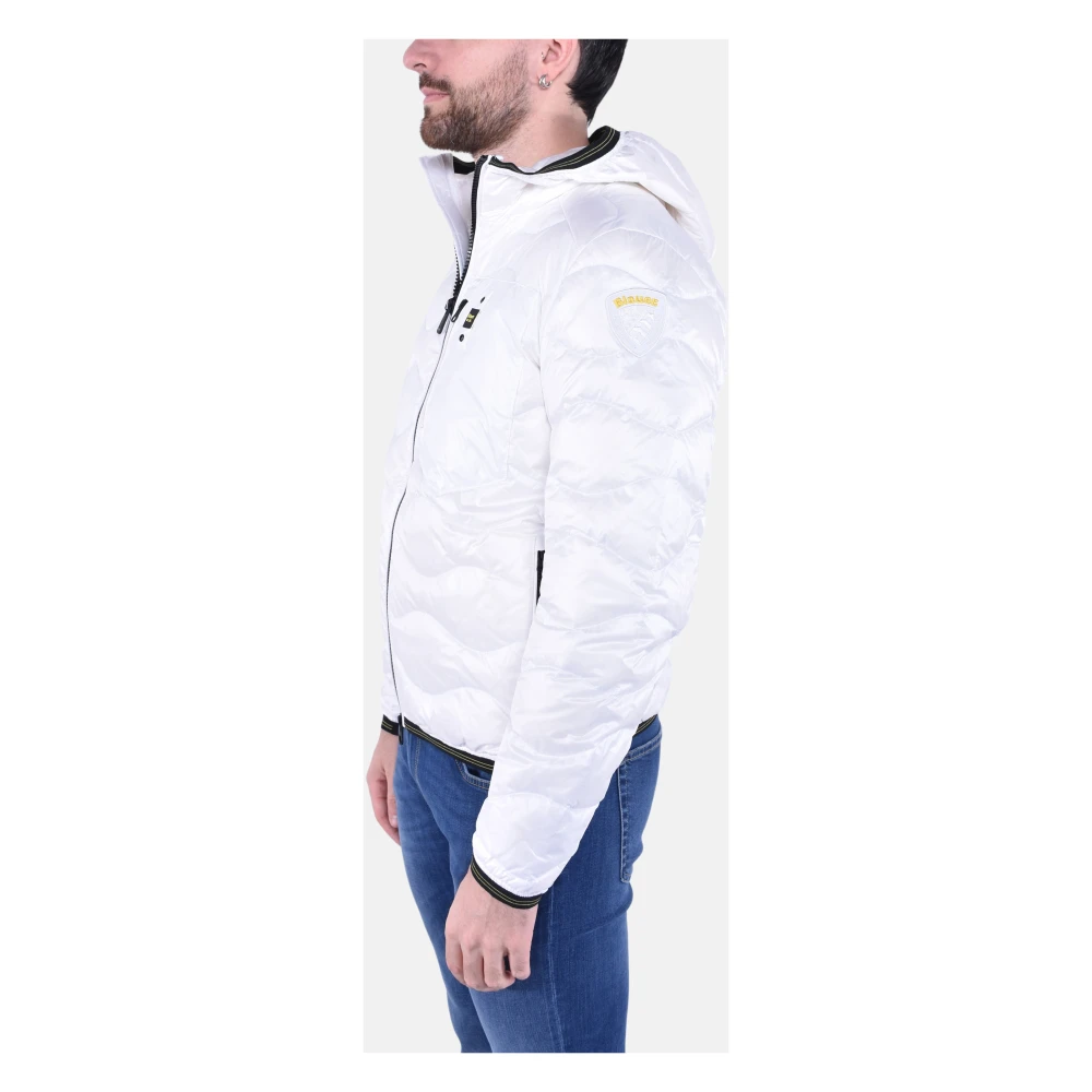 Blauer Wave Gewatteerde Jas met Capuchon White Heren