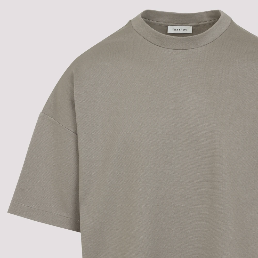 Fear Of God Neutrale T-shirt Ss25 Gray Heren