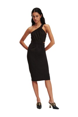 black-cut-jersey-dress