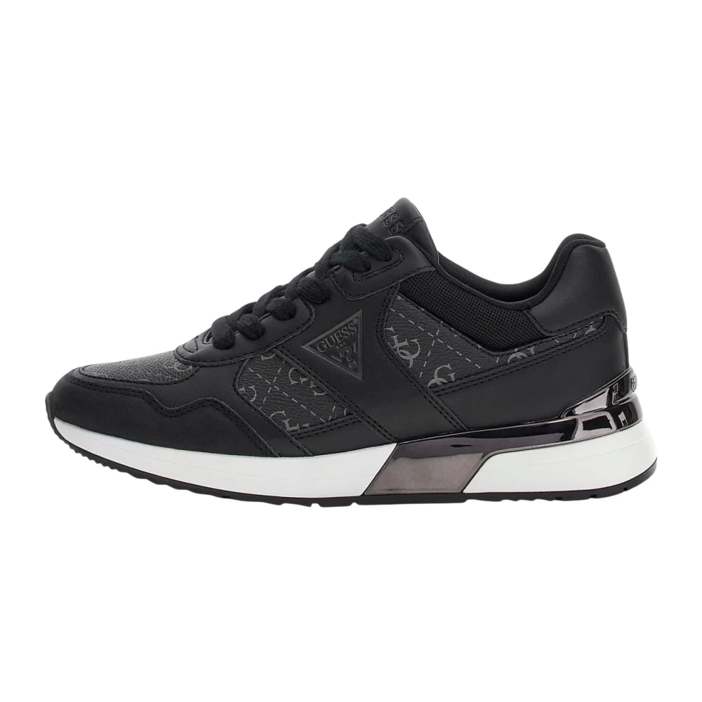 Guess Mickay Runner Dames Schoenen Zwart