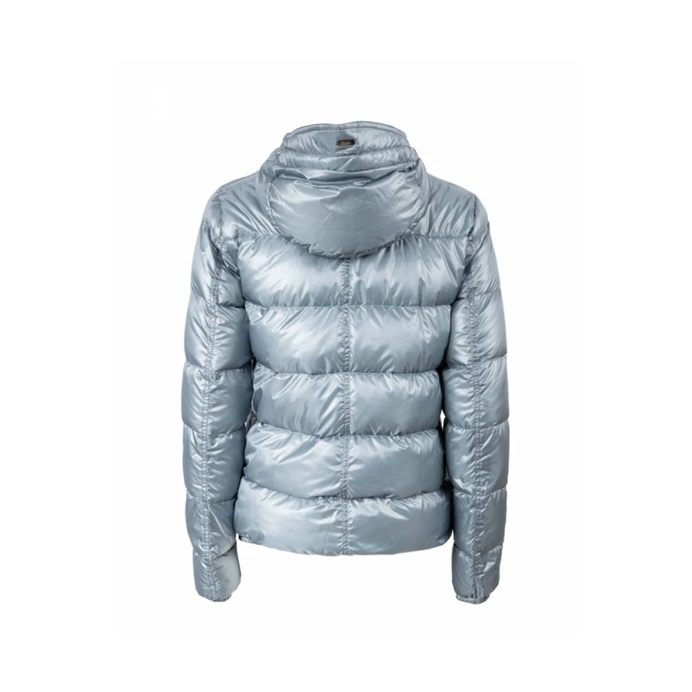 Herno Ultralichte Nylon Jas Blue Dames