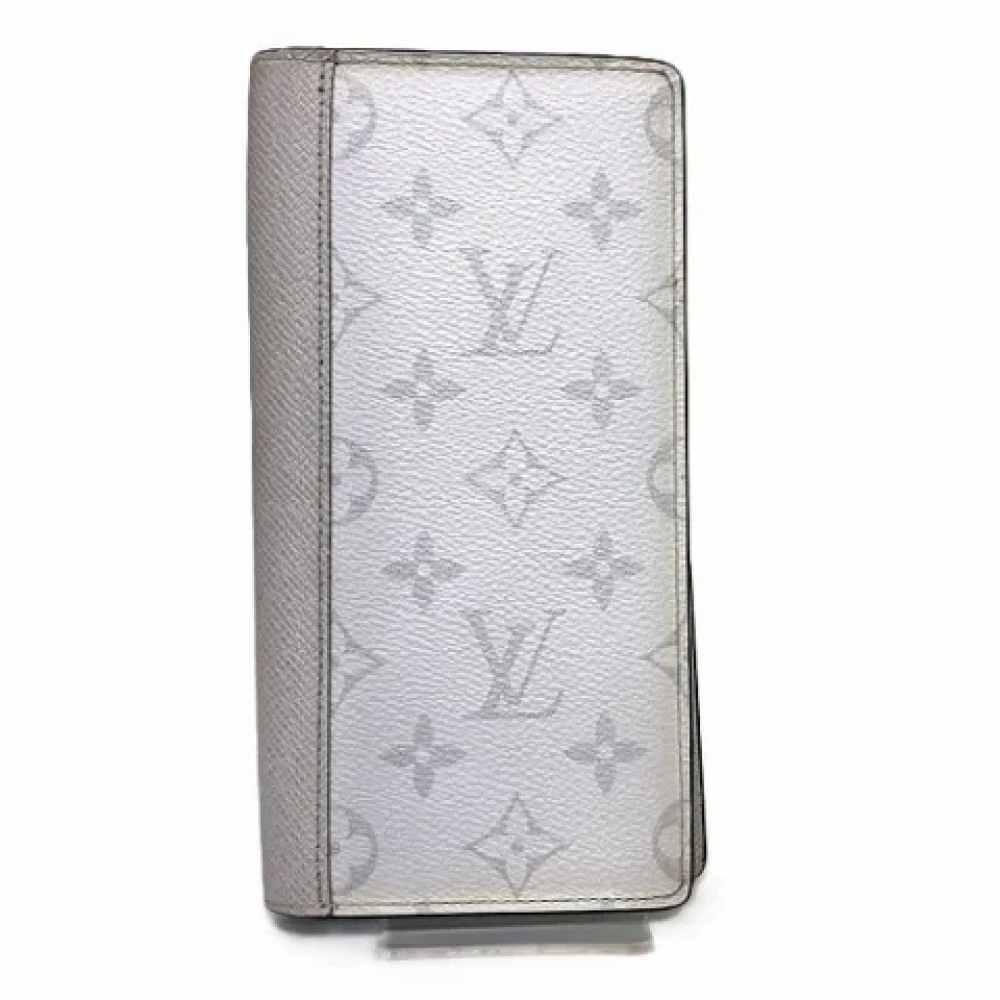 Louis Vuitton Vintage Pre-owned Fabric wallets White Dames