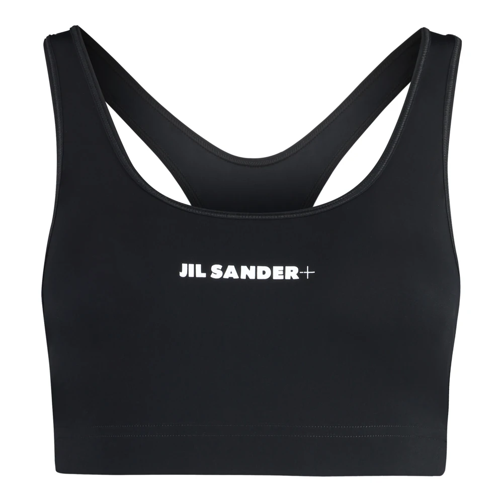 Jil Sander Women's Black Elastic Sport Bra Top