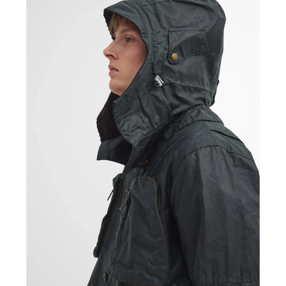 Barbour Outland Wax Jacket Green Heren