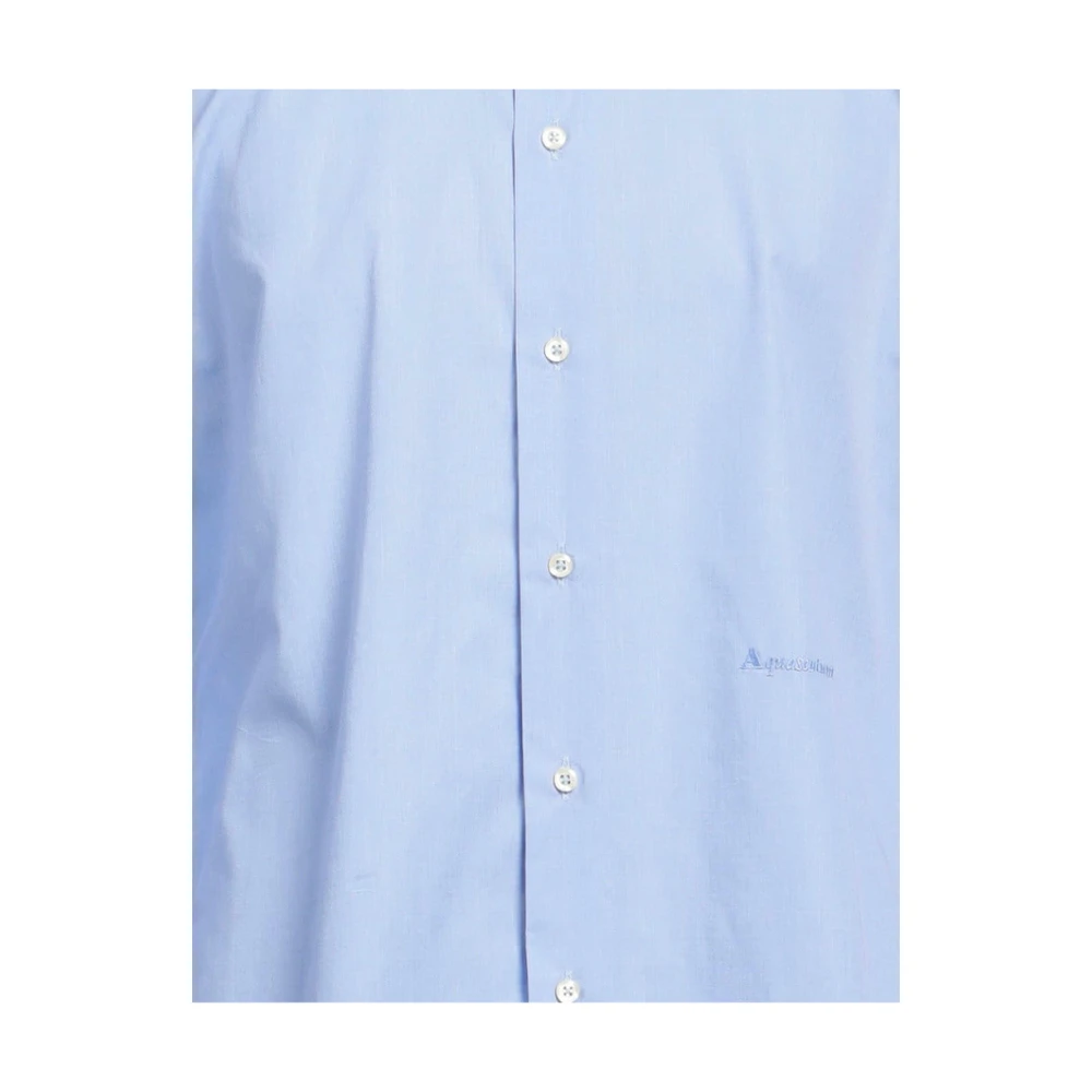 Aquascutum Kleding Overhemden Blue Heren