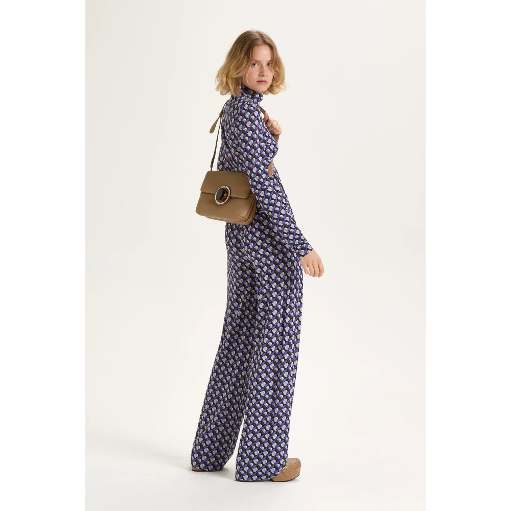 Maliparmi Jersey Broek Purple Dames