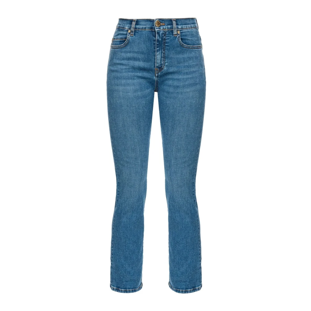 Pinko Vintage Medium Bootcut Jeans voor dames Blue Dames
