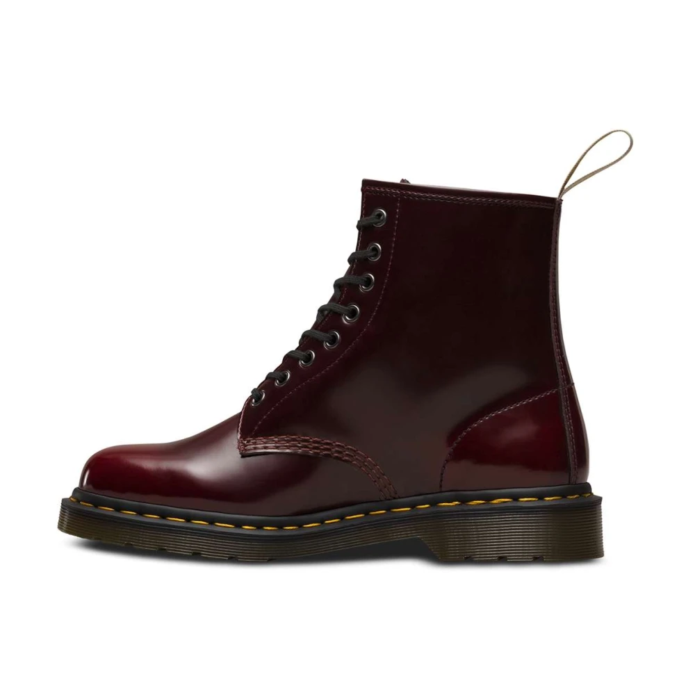 Dr. Martens Vegan Cambridge Cherry Red Stövlar Brown, Herr