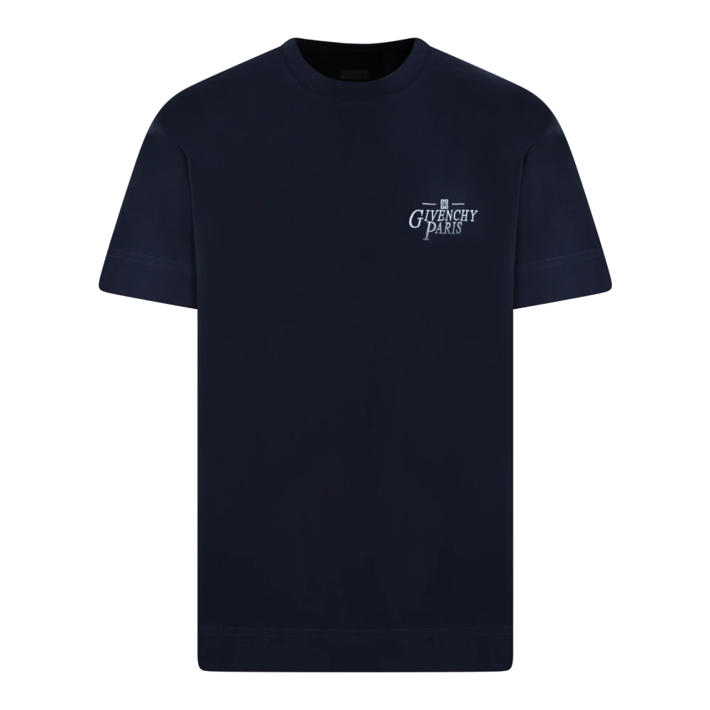 Givenchy Boxy Fit T-Shirt Blue Heren