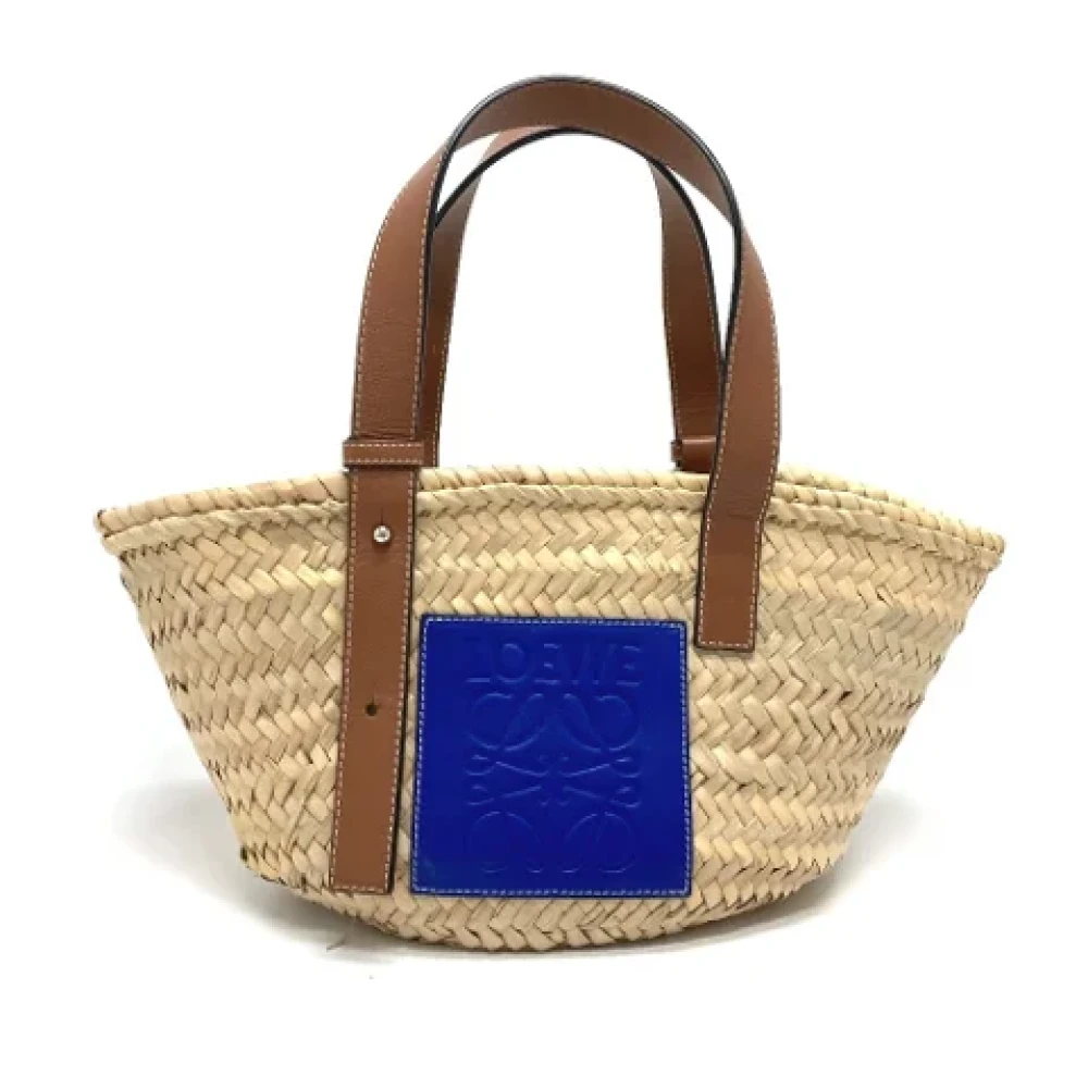 Loewe Pre-owned Fabric handbags Beige Dames
