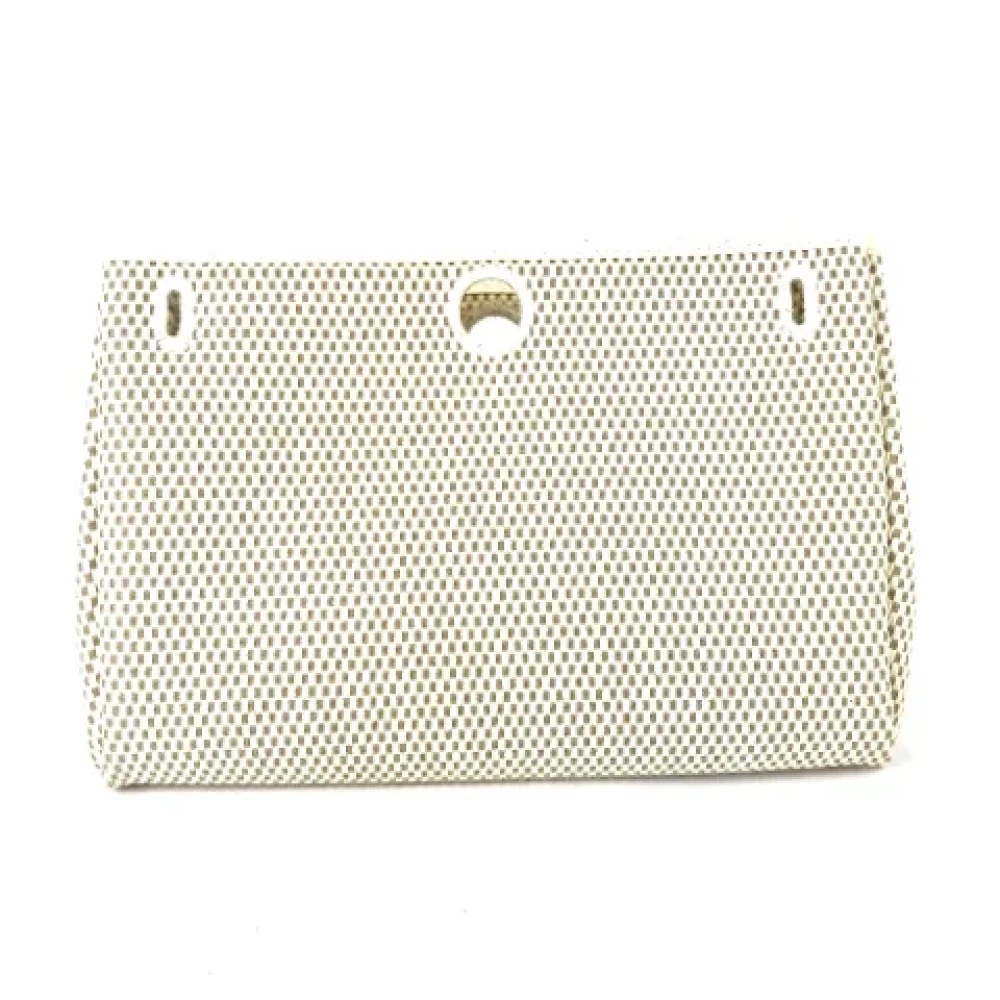 Hermès Vintage Pre-owned Fabric pouches Beige Dames