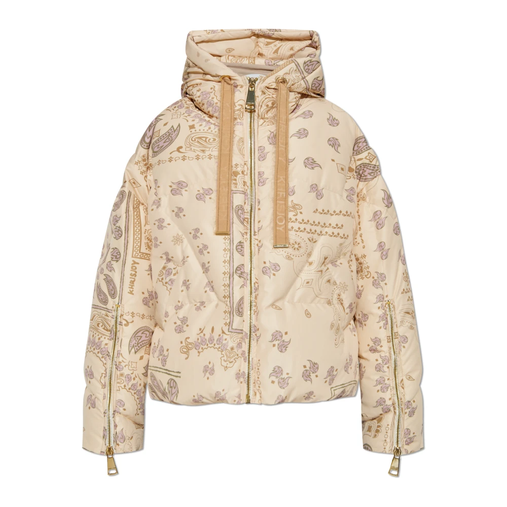 Khrisjoy Donsjack met paisley-print Beige Dames