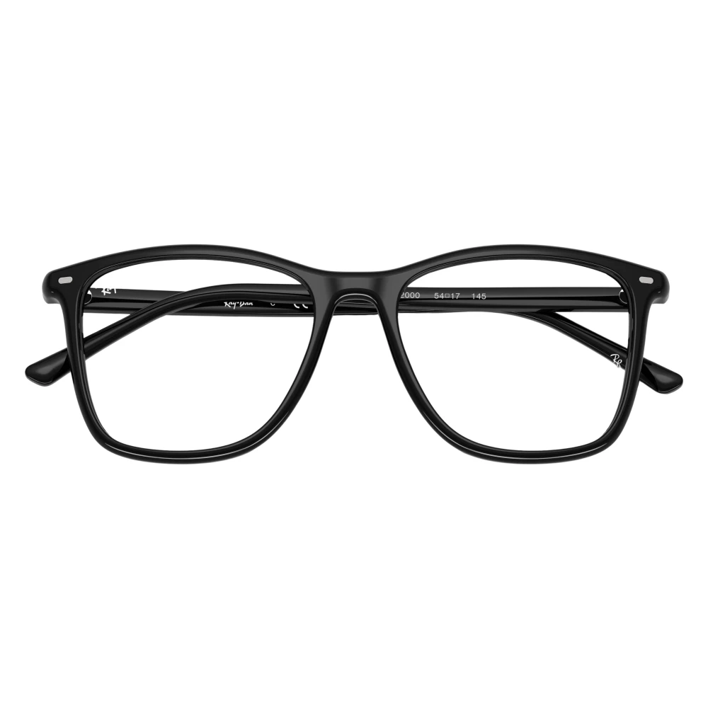 Ray-Ban Eyeglasses Optics - Black Frame Transparent Lenses Polarized 52-17, RB5455 - Image 3