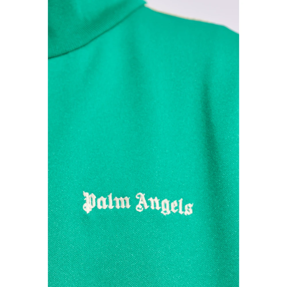Palm Angels Sweatshirt met opstaande kraag Green Heren