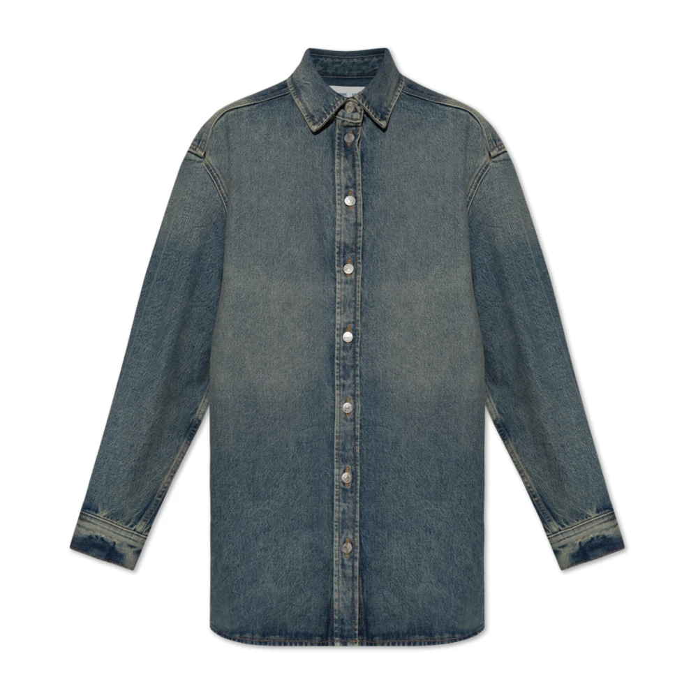 Samsøe Denim Overshirt Salea Blue Dames