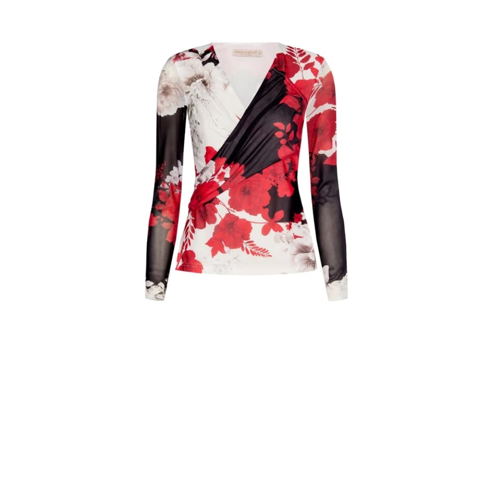 RINASCIMENTO Blouse met bloemenprint Red Dames