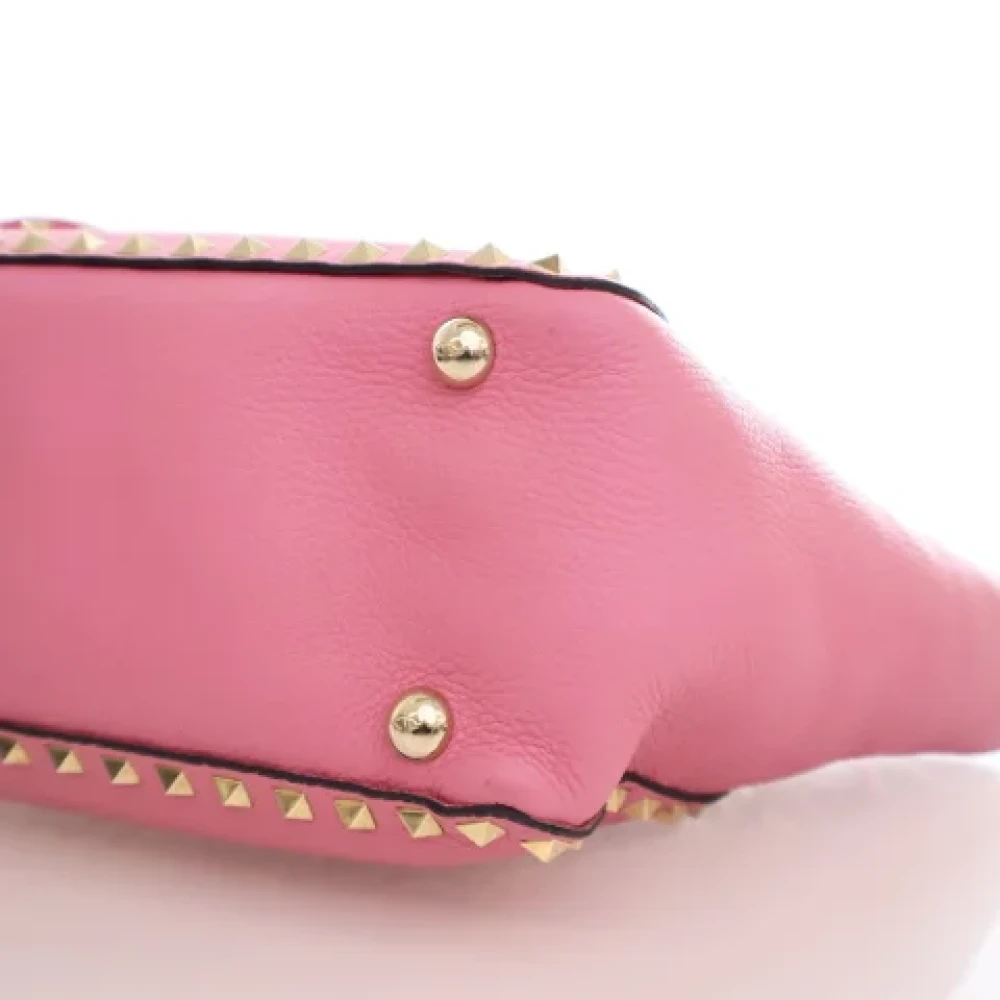 Valentino Vintage Pre-owned Leather shoulder-bags Pink Dames
