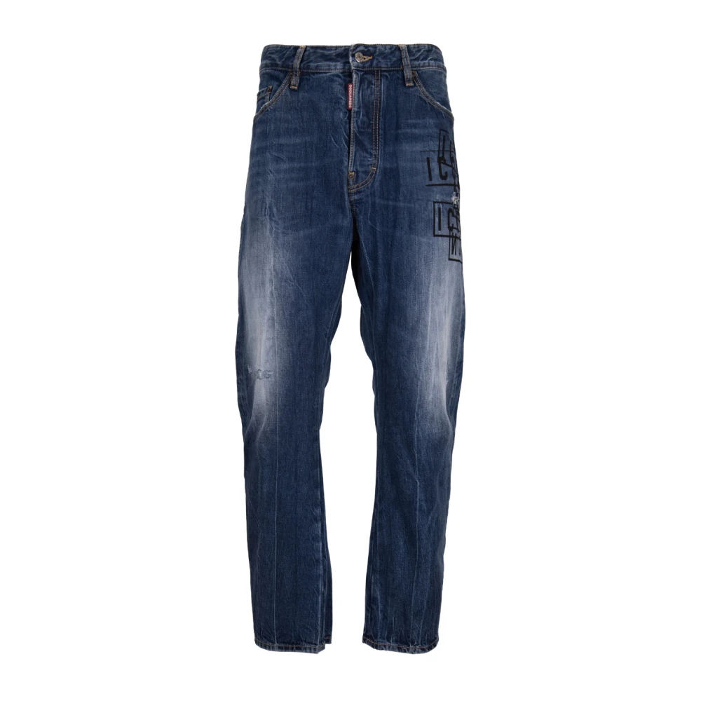 Dsquared2 Men's Blue Slim Fit Jeans, Xl, Slim-Fit Jeans