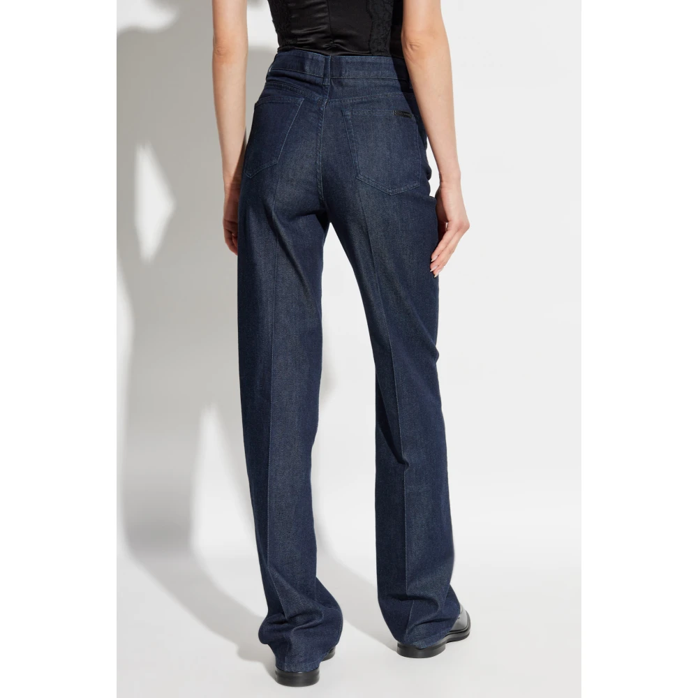 Dolce & Gabbana Jeans met logo Blue Dames