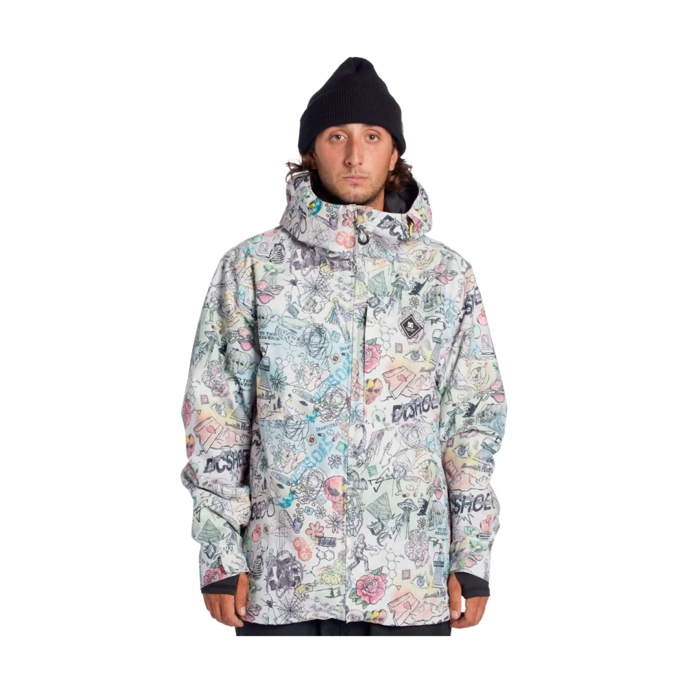 DC Shoes Witte Weather Defense Jas met Profill Voering Multicolor Heren