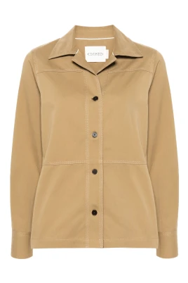 Panelled Twill Shirt Jacket