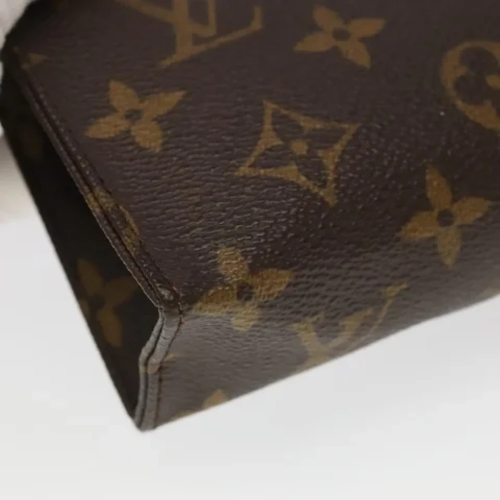 Louis Vuitton Vintage Pre-owned Canvas clutches Brown Dames